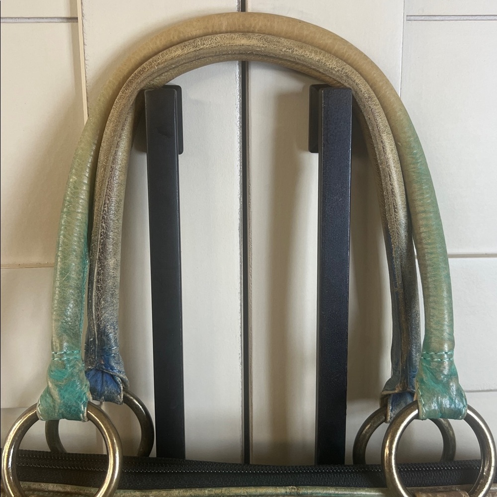 Anuschka Multicolor Hand-Painted Artesian Geometr… - image 4